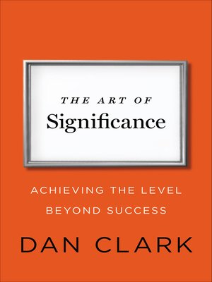 cover image of The Art of Significance